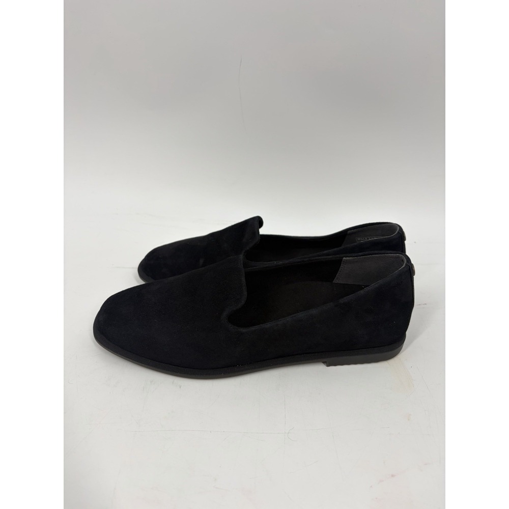 Vionic Willa 2.0 Loafers Women's 6 Black Suede Comfort Slip On Flats‎ Orthopedic